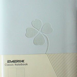 NEW Dotted Notebook Hardcover Emerink Shamrock